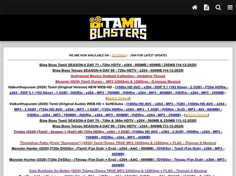 tamilblastersproxy|TamilBlasters Proxy – Unblocked Mirror List of TamilBlasters